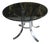 Glass and Chrome Dining Table, 1970s For Sale