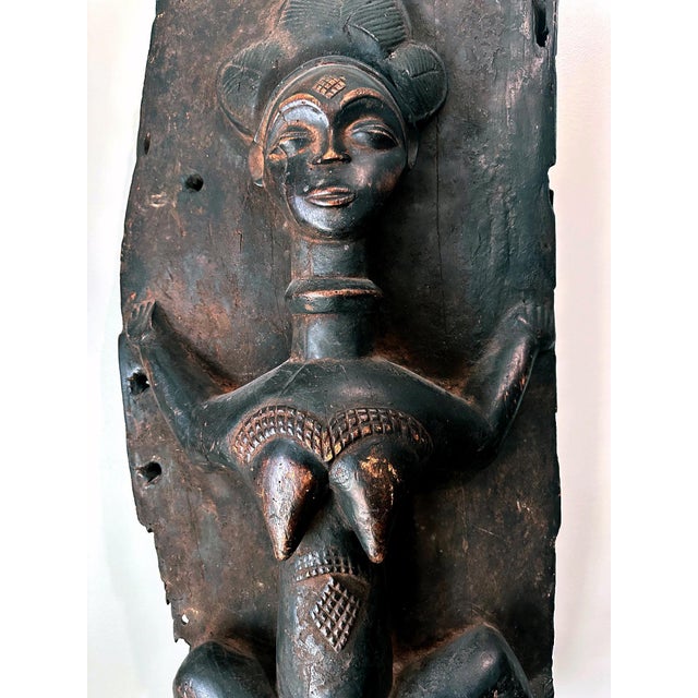 Gabon Punu Granary Door Panel on Custom Stand with Provenance For Sale - Image 17 of 18