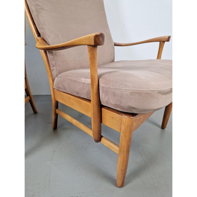 Mid-Century Modern Set of Vintage Beech Armchairs by Farstrup Møbler Casa, 1970s For Sale - Image 3 of 17