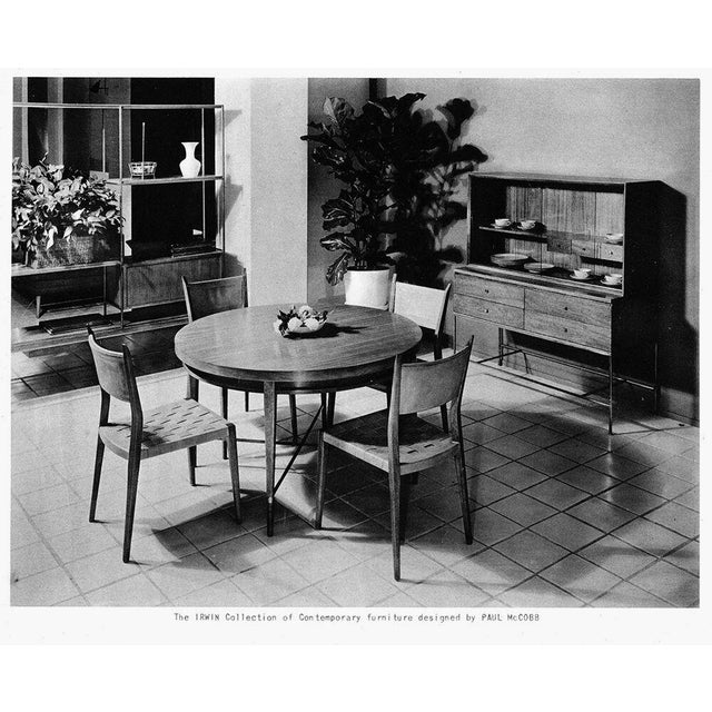 Mid-Century Modern Mahogany and Suede Dining Chairs by Paul McCobb for Calvin For Sale - Image 11 of 11