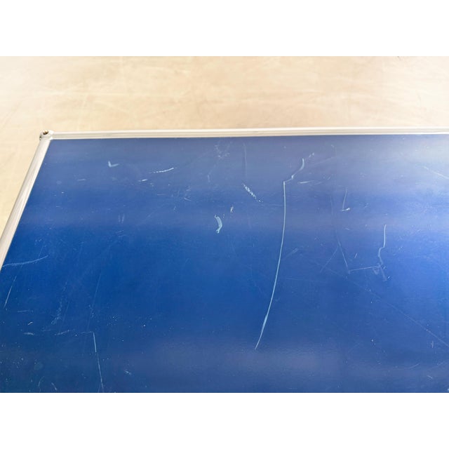 Sideboard Coffee Table in Steel Blue by Fritz Haller for Usm Haller For Sale - Image 8 of 11
