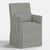 Spritely Home Slipcover for Stoffer Home x Cloth & Company for Lindy Slipcover Dining Armchair in Jane Stripe Carbon For Sale - Image 4 of 8