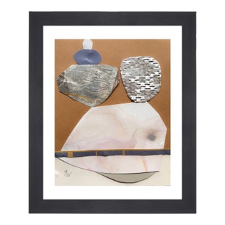 "Memorabilia 4" Original Mixed-Media Collage on Paper by Zac Woodiel For Sale