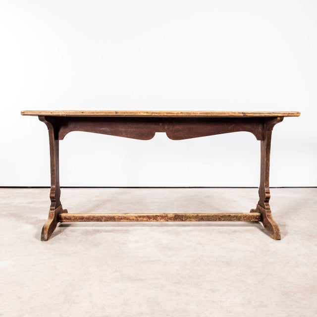 Wood Vintage French Café Tables with Speckled Tops, 1920s For Sale - Image 7 of 9
