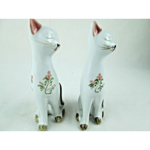 Vintage MCM Andrea by Sadek White Cat Figurines - Set of 2 For Sale In Phoenix - Image 6 of 6