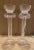 Pair of 1980s Hand Blown Glass Candlesticks, Corinthian Column Style Fluted Glass With Candle Cup Holder on Top For Sale In New York - Image 6 of 9