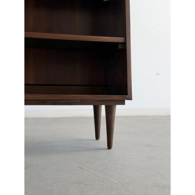 Mid Century Modern Angled Bookcase For Sale - Image 9 of 16