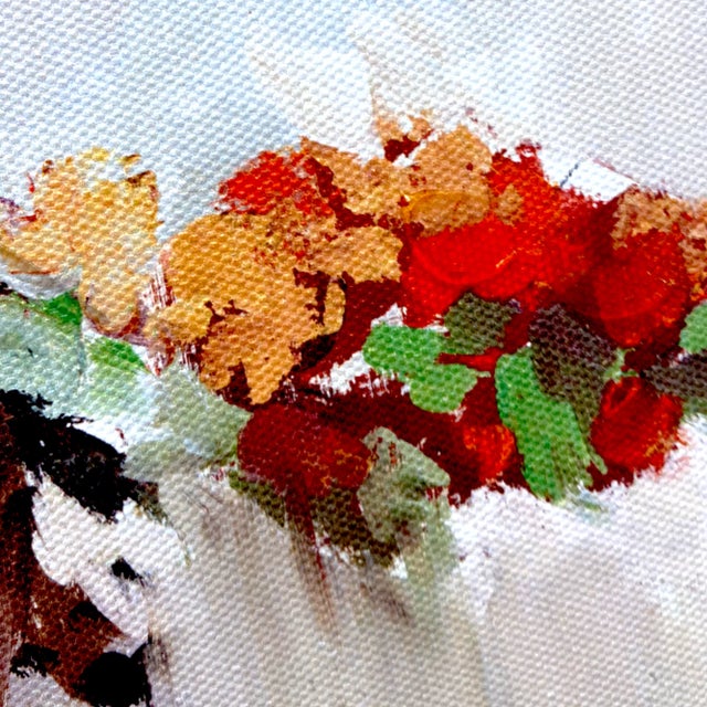 Abstract 2002 Floral Abstract Giclee Art Print on Canvas For Sale - Image 3 of 13