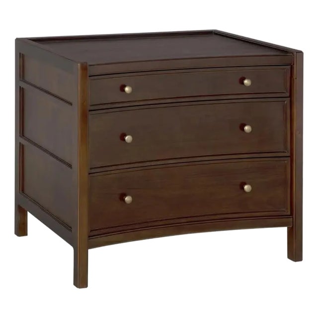 Hampton Side Table Hand Rubbed Brown For Sale