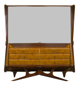 Dressing Table or Console with Mirror by Vittorio Dassi, 1950s
