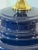 1960s Vintage Palm Beach Regency Blue Ginger Jar Table Lamp For Sale - Image 5 of 12