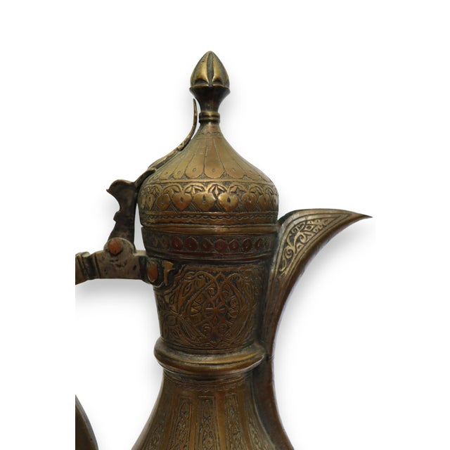 Antique Islamic Teapot in Brass Bukhara, 1900s For Sale - Image 10 of 14