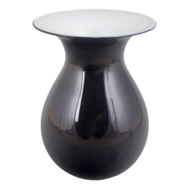 Art Glass Shape Vase by Peter Svarrer for Holmegaard For Sale