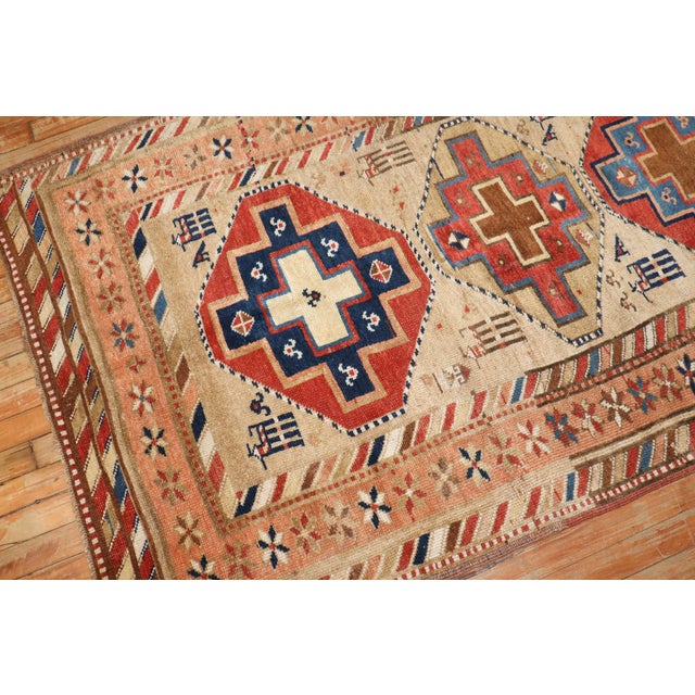 Vintage Zabihi Collection Persian Tribal Runner - 3'7" x 10' For Sale In New York - Image 6 of 8