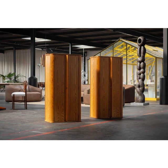 Presenting a beautiful pair of wardrobes from the iconic Aran series, designed and produced by Jordi Vilanova i Bosch in...