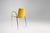 Mid-Century Yellow Chair with Metal Frame and Plastic Seat, Belgium For Sale - Image 11 of 12