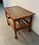 Wood Mid-Century Danish Style Teak Slatted Rolling Cart For Sale - Image 7 of 12