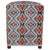 Boho Chic Velvet Upholstered Ottoman For Sale - Image 9 of 9