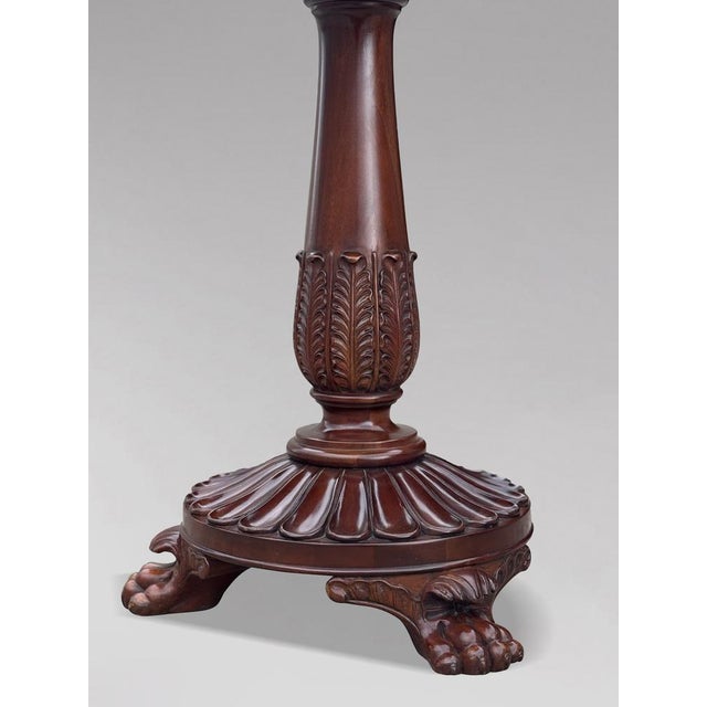 Carved Walnut Tripod Table from Ralph Lauren, 2010 For Sale - Image 4 of 10