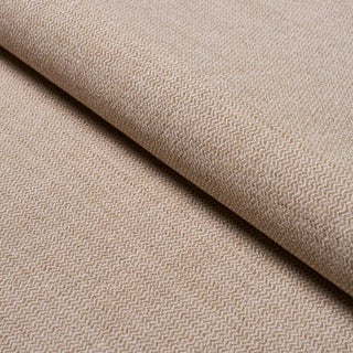 Schumacher Simon Indoor/Outdoor Fabric In Natural For Sale