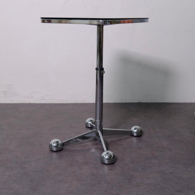 Vintage Coffee Table with Wheels by Allegri Parma, 1970s For Sale - Image 4 of 18