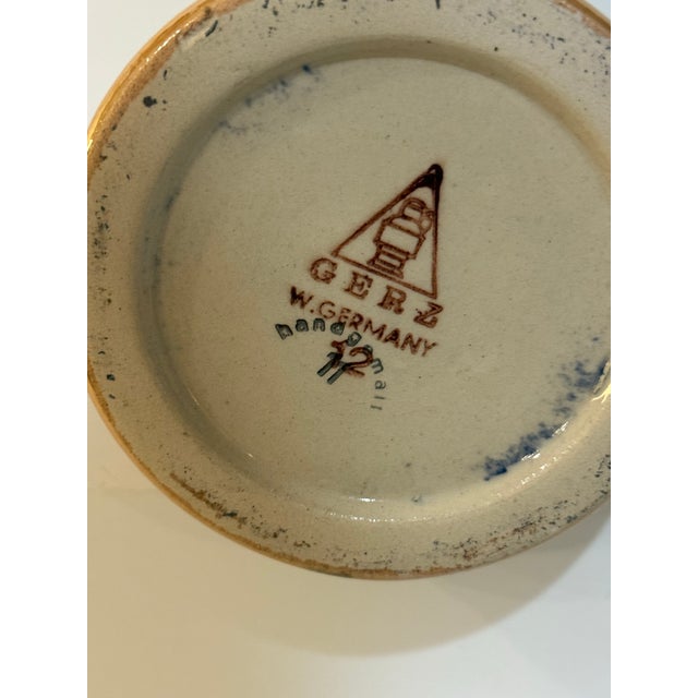 Vintage Gerz West Germany Medieval Relief Beer Stein With Pewter Lid – 9.5” For Sale - Image 9 of 12