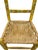 Yellow Early 20th Century Yellow Hand-Painted Mexican Folk Art Child’s Chair With Woven Rush Seat For Sale - Image 8 of 14