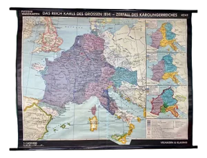 German Empire Map Poster