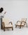 Pair of Faux Bamboo Reclining Armchairs With Bouclé Upholstery Cream Mid 20th Century For Sale - Image 15 of 16