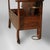 Antique Stickley School Arts & Crafts Oak Hall Seat With Mirror & Hook C1920 For Sale - Image 6 of 12