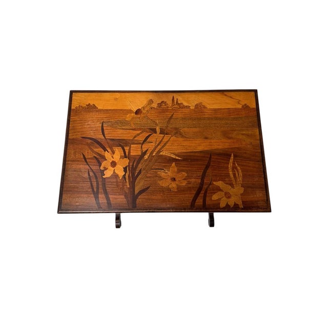 Art Nouveau Nesting Tables from Emile Gallé Nancy, France, 1900s, Set of 4 For Sale - Image 10 of 18