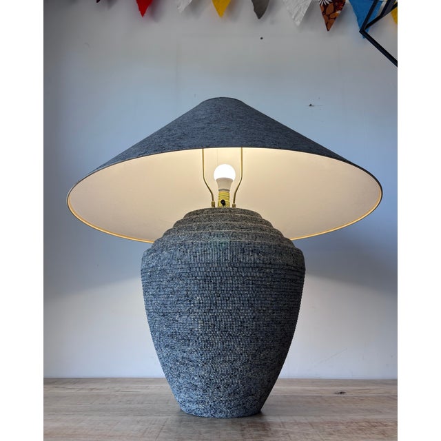 Large Vintage Sculptural Table Lamp by Gregory Van Pelt, 1970s For Sale - Image 3 of 14