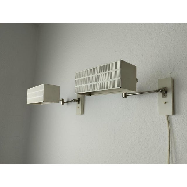 Silver Cubic Wall Lights by Bünte & Remmler, 1960, Set of 2 For Sale - Image 8 of 18