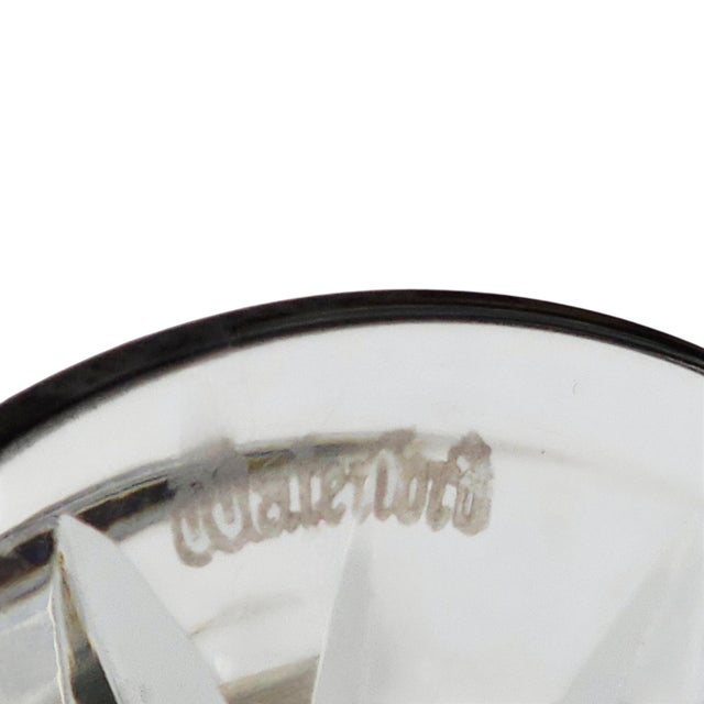 Late 20th Century Waterford Lismore Hand Cut Crystal Hock Wine Glass For Sale - Image 10 of 10