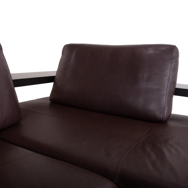 Animal Skin Dono 6100 Corner Sofa in Brown Leather from Rolf Benz For Sale - Image 7 of 14