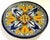Mexican Vintage Hand Painted Mexican Talavera Pottery Dish For Sale - Image 3 of 14