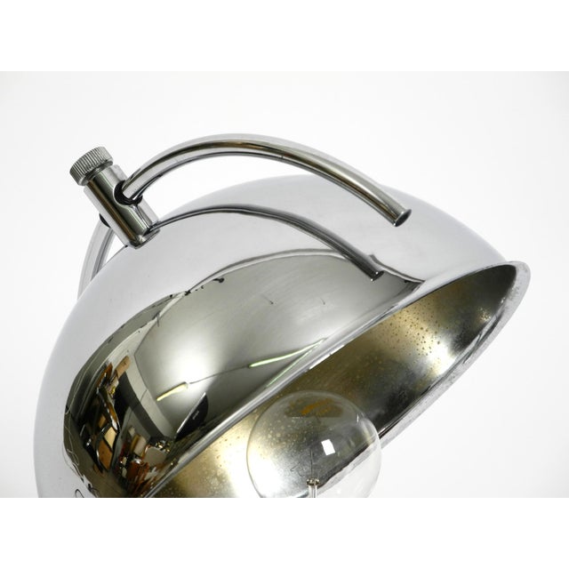 Large Exceptional Chrome Table Lamp by Gebrüder Cosack, 1960s For Sale - Image 13 of 18