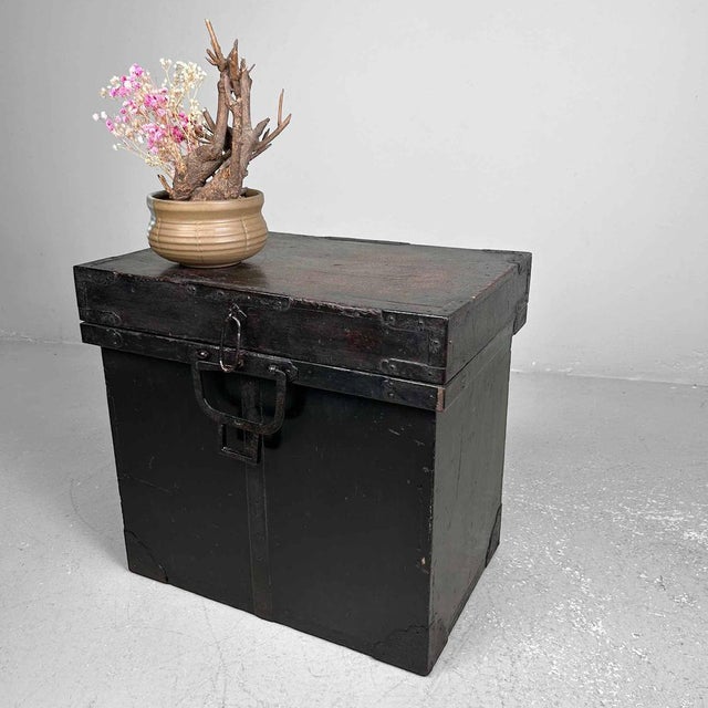 Antique Kura Bako Wooden Box, Japan, 1890s For Sale - Image 15 of 18