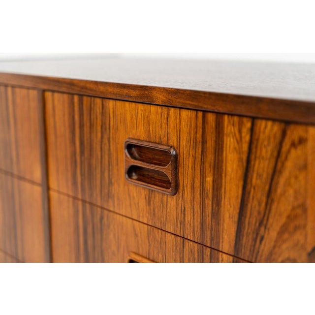 Wood Rosewood Chest of Drawers by Niels J. Thorsø For Sale - Image 7 of 11