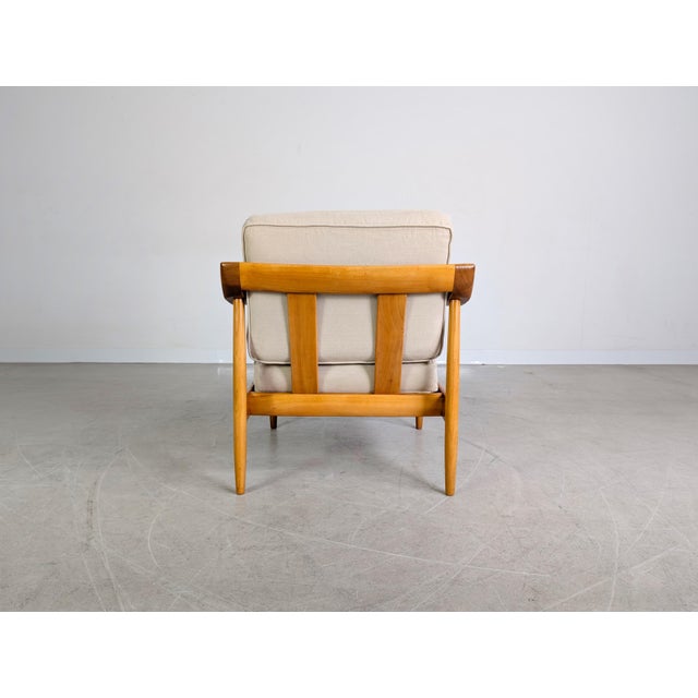 Vintage Lounge Chair in Teak from Walter Knoll For Sale - Image 4 of 9