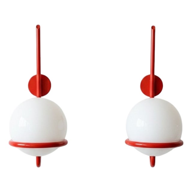 Model 145 Wall Sconces by Sergio Asti for Arteluce Sarfatti, 1960s, Set of 2 For Sale