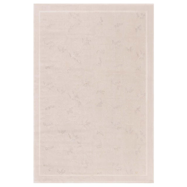 Contemporary Aubusson Design Beige Rug by Eric Cohler for Doris Leslie Blau For Sale