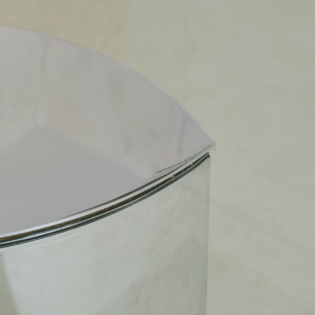 ‘Lunario’ Chrome Dining Table or Desk by Cini Boeri for Knoll, 1970s For Sale - Image 10 of 12