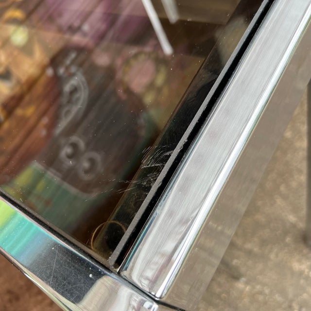 Milo Baughman Chrome and Smoked Glass Dining Set Dillingham Chairs For Sale - Image 10 of 12