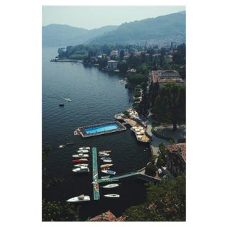 Slim Aarons, Hotel on Lake Como, Estate Stamped Photographic Print, 1983 / 2020s For Sale