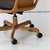 1990s 1990s Caned Swivel Desk Chair by Ward Bennett For Sale - Image 5 of 10