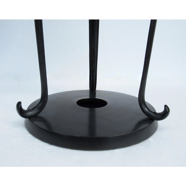 C.1950's-60's Hollywood Regency James Mont Bronze Moroccan-Style Tall Lamp For Sale - Image 9 of 13