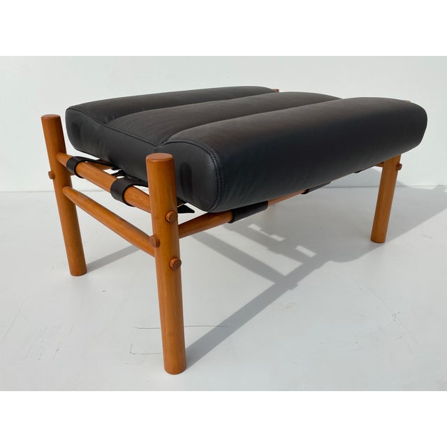 2010s Mid-Century Safari Footrest For Sale - Image 5 of 11