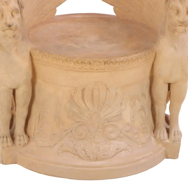 An Italian Terracotta Garden Seat, C. 1920. For Sale In Philadelphia - Image 6 of 7