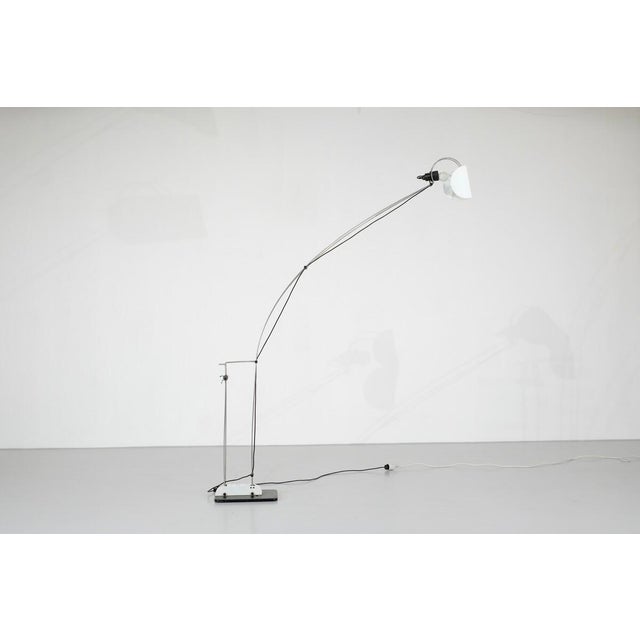 Arched Floor Lamp by Pas Durbino & Lomazzi for Guzzini, 1970s For Sale - Image 3 of 12